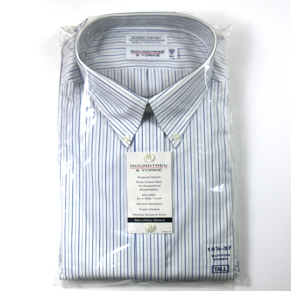 SOLD Men's Big & Tall Long Sleeve Dress Shirt